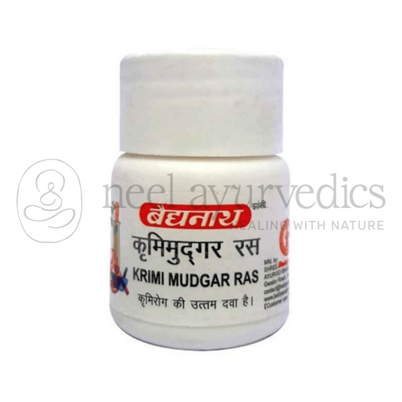 Baidyanath Krimi Mudgar Ras – 40 Tablets