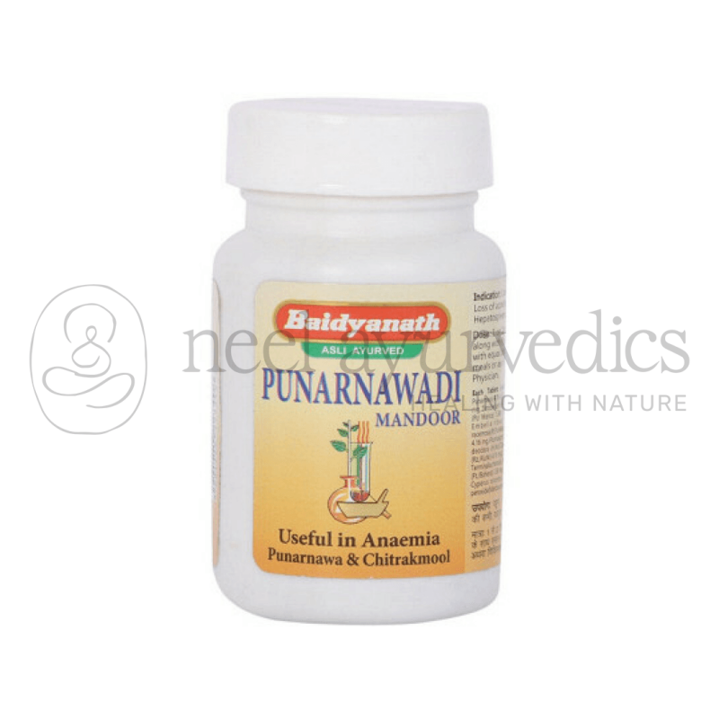 Baidyanath Punarnavadi Mandur – 40 Tablets