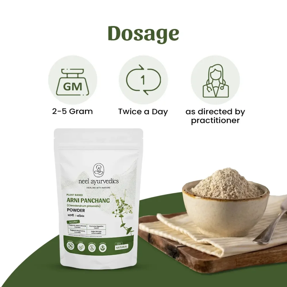 Arni Panchang Powder Dosage