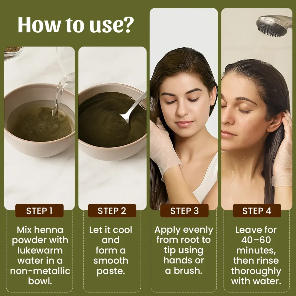 How to use Neel Ayurvedics Henna Powder