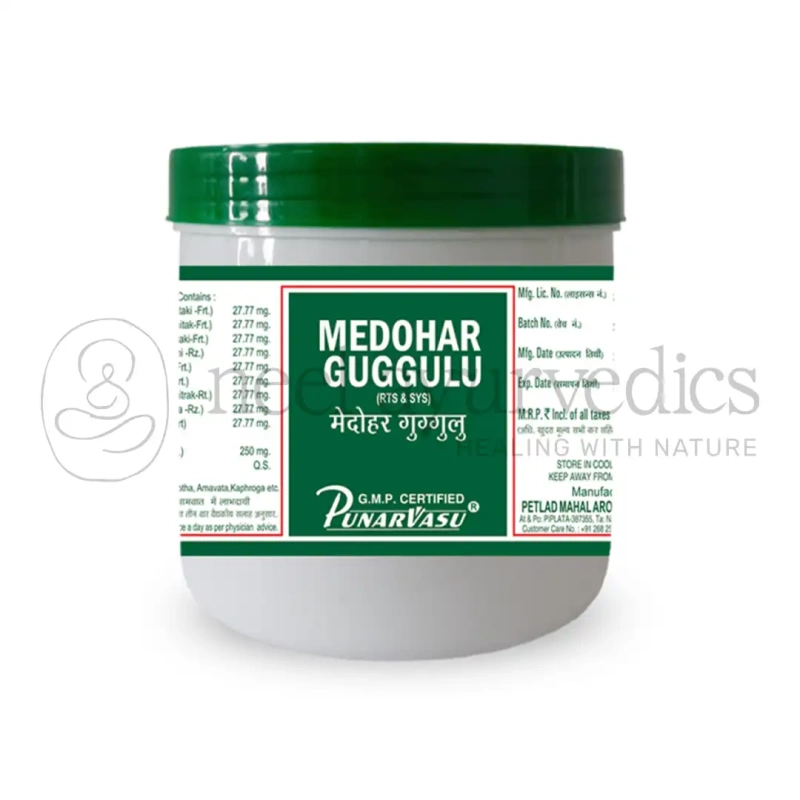 Punarvasu Medohar Guggulu – 500 Gm (Bulk Pack)