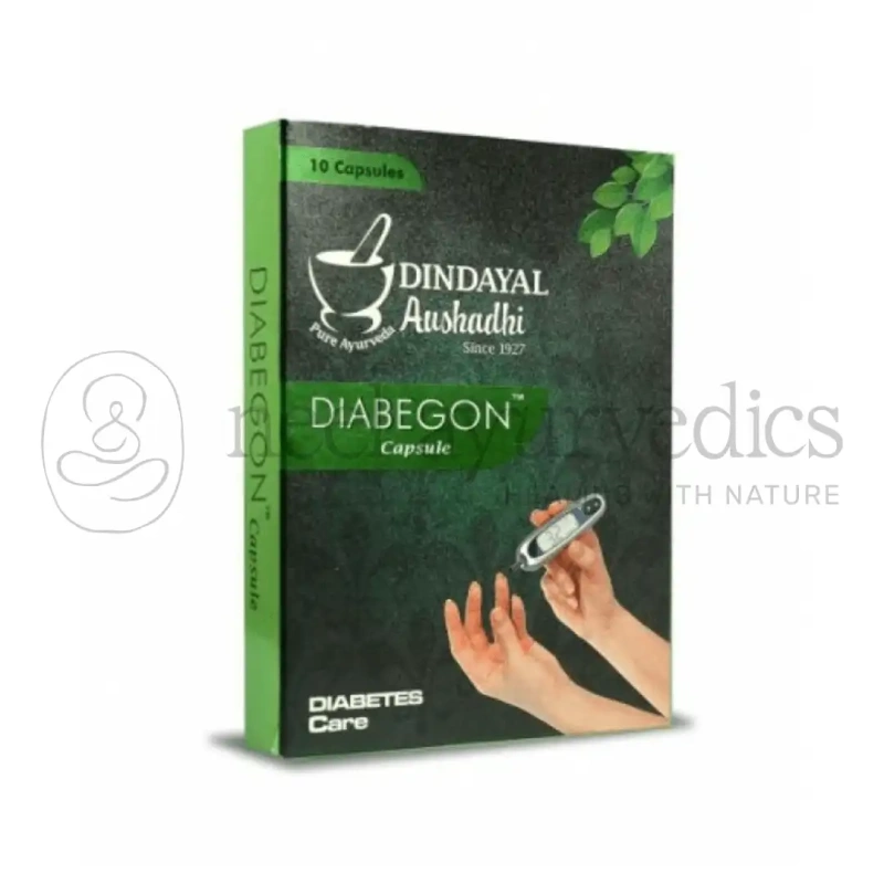 Dindayal Diabegon Capsule (Vasantkusumakar Yukt) – 10 Cap