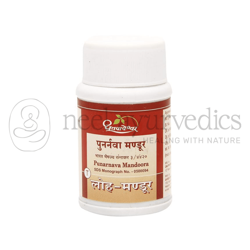 Dhootapapeshwar Punarnava Mandoora – 60 Tab