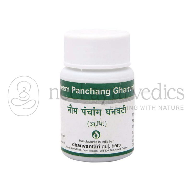 Dhanvantari Neem Panchang Ghanvati Tablets Grams