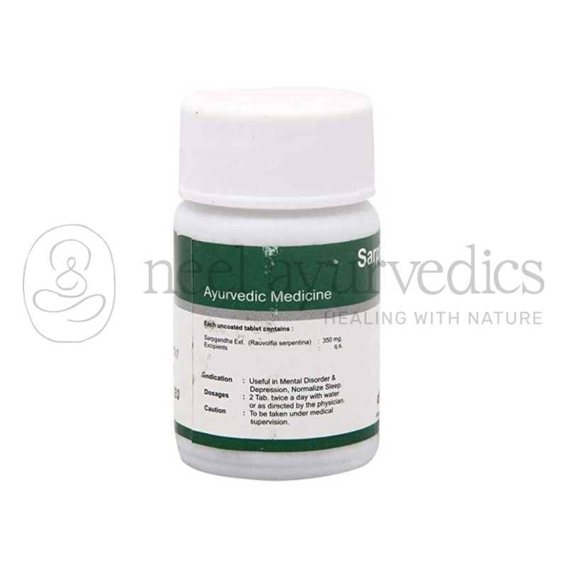 Dhanvantari Sarpagandha Ghanvati Tablets/Grams
