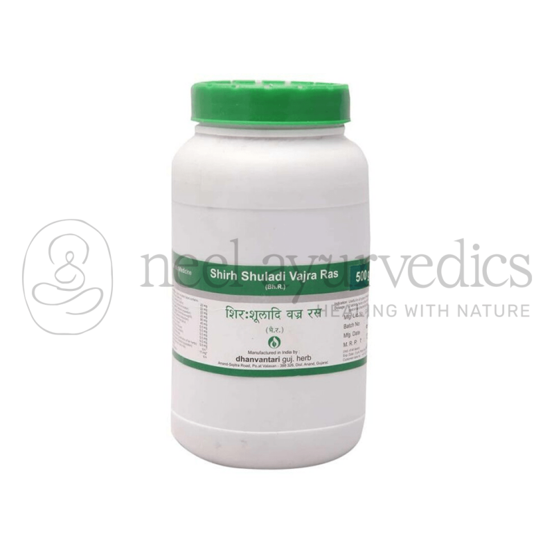 Dhanvantari Shirh Shuladi Vajra Ras Tablets, Grams