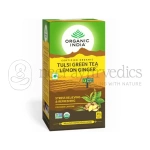 Organic India Tulsi Green Tea Lemon Ginger