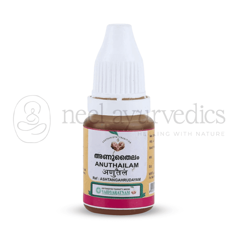 Vaidyaratnam Anu thailam – 10 Ml