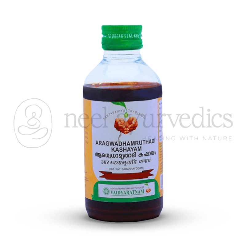 Vaidyaratnam Aragwadhamruthadi Kashayam - 200 ml (Pack Of 2)