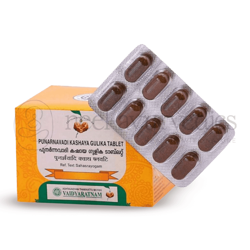 Vaidyaratnam Punarnavadi Kashaya Gulika Tablet