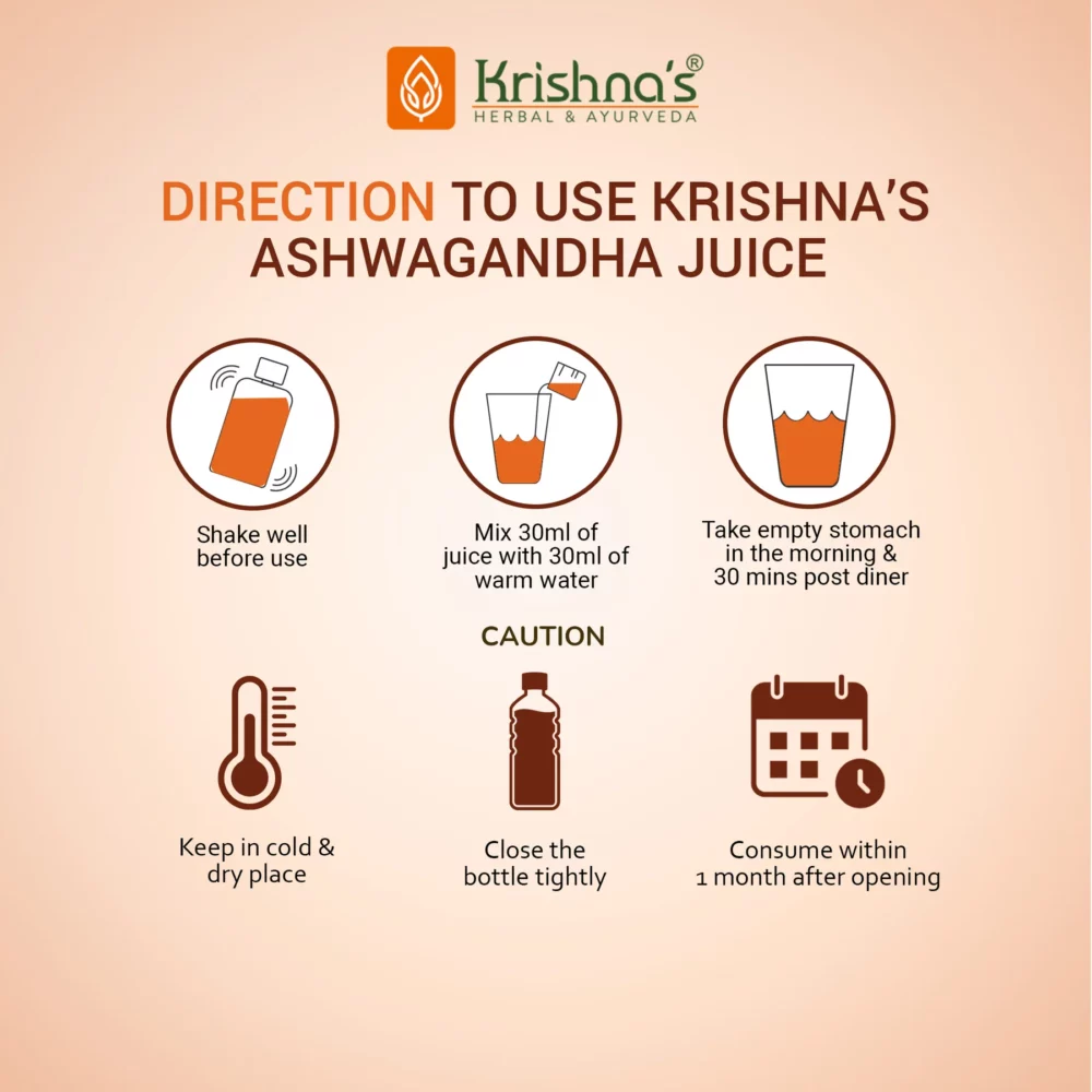 Krishna’s Herbal And Ayurveda Ashwagandha Juice