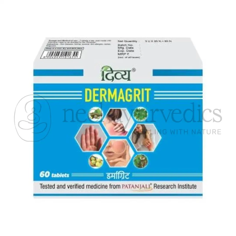 Patanjali Divya Dermagrit – 60 Tab