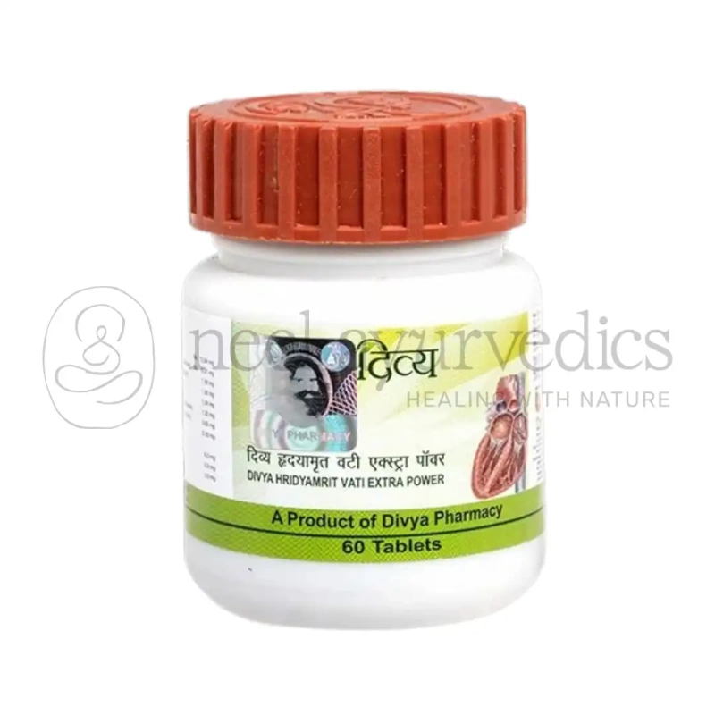 Patanjali Divya Hridyamrit Vati Extra Power Tablet – 60 Tab