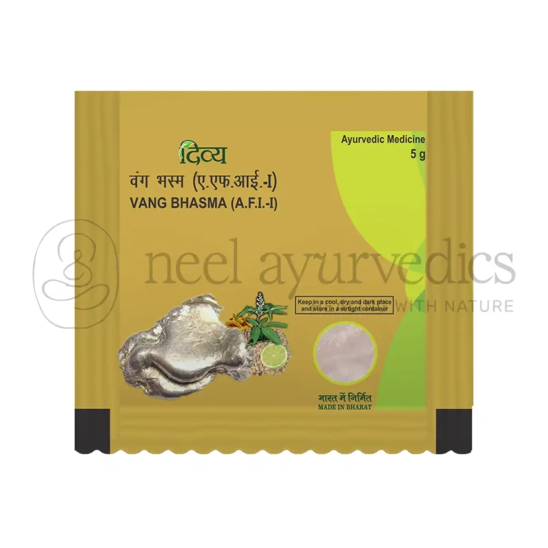Patanjali Divya Vang Bhasma – 5 Gm