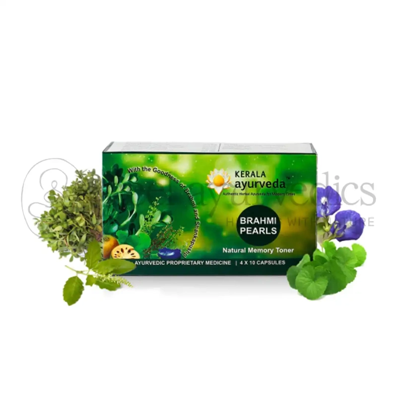 Kerala Ayurveda Brahmi Pearls Capsule – 40 Nos