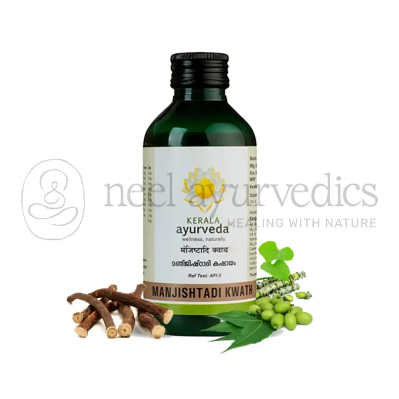 Kerala Ayurveda Manjishtadi Kwath – 200 ml