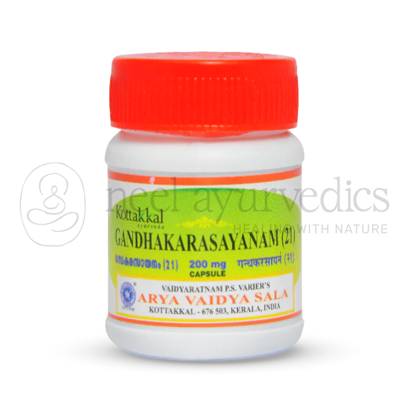 Kottakkal Arya Vaidya Sala Gandhakarasayanam (21) 200 mg Cap
