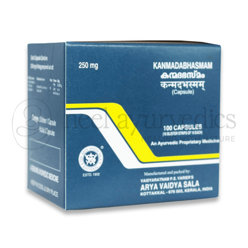 Kottakkal Arya Vaidya Sala Kanmada Bhasmam Capsule – 100 Cap