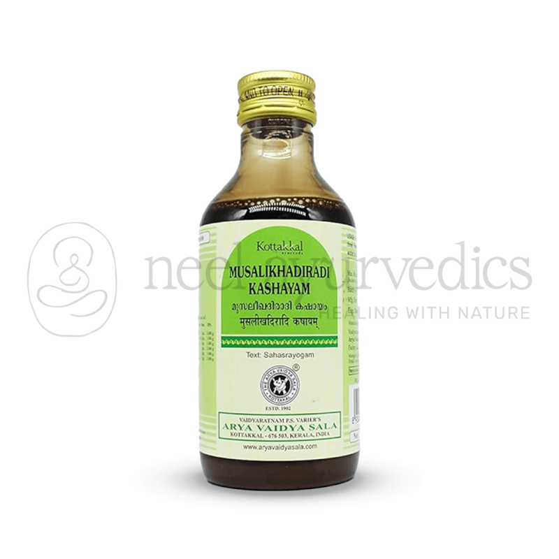Kottakkal Arya Vaidya Sala Musalikhadiradi Kashayam – 200 ML