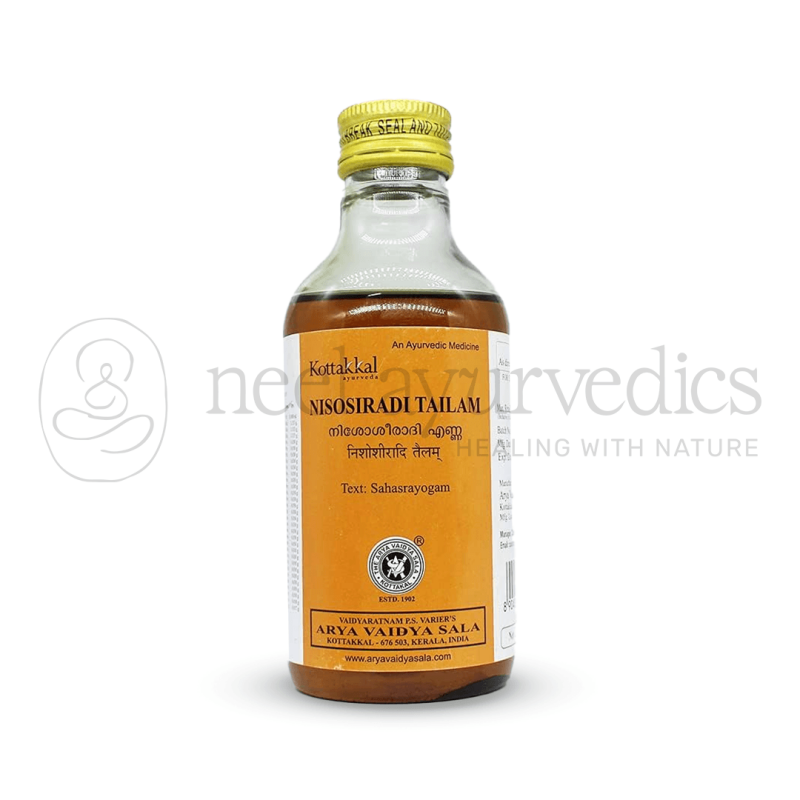 Kottakkal Arya Vaidya Sala Nisosiradi Tailam – 200 ML