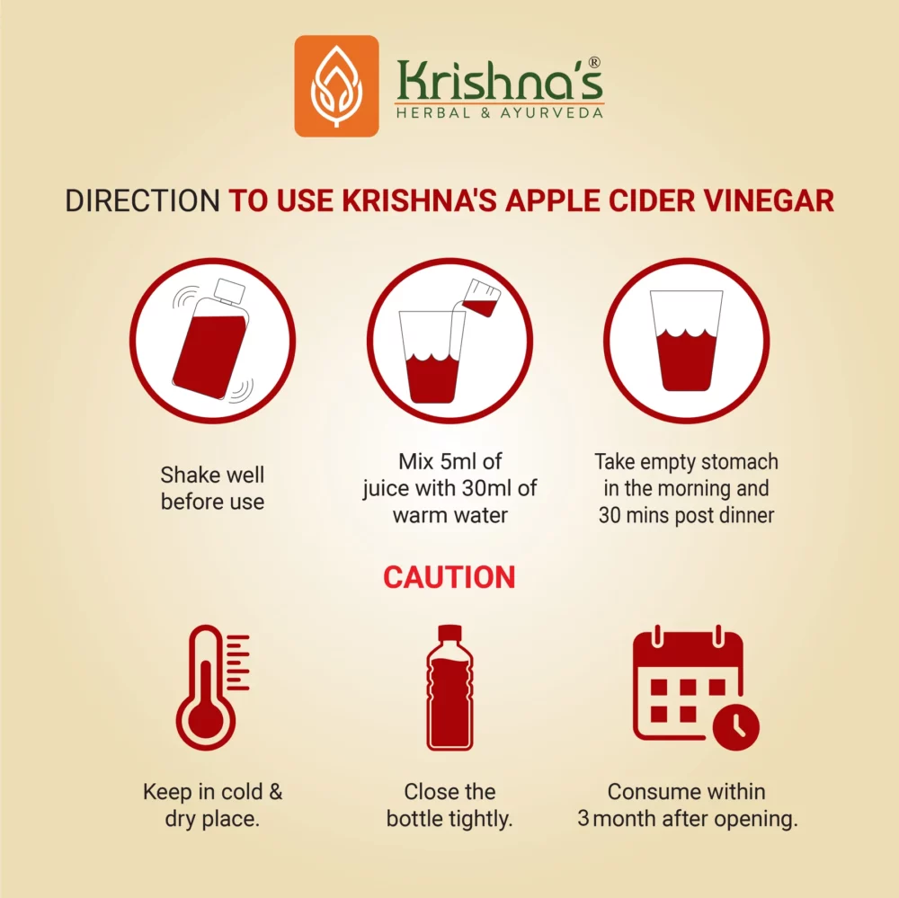 Krishna’s Herbal And Ayurveda Apple Cider Vinegar