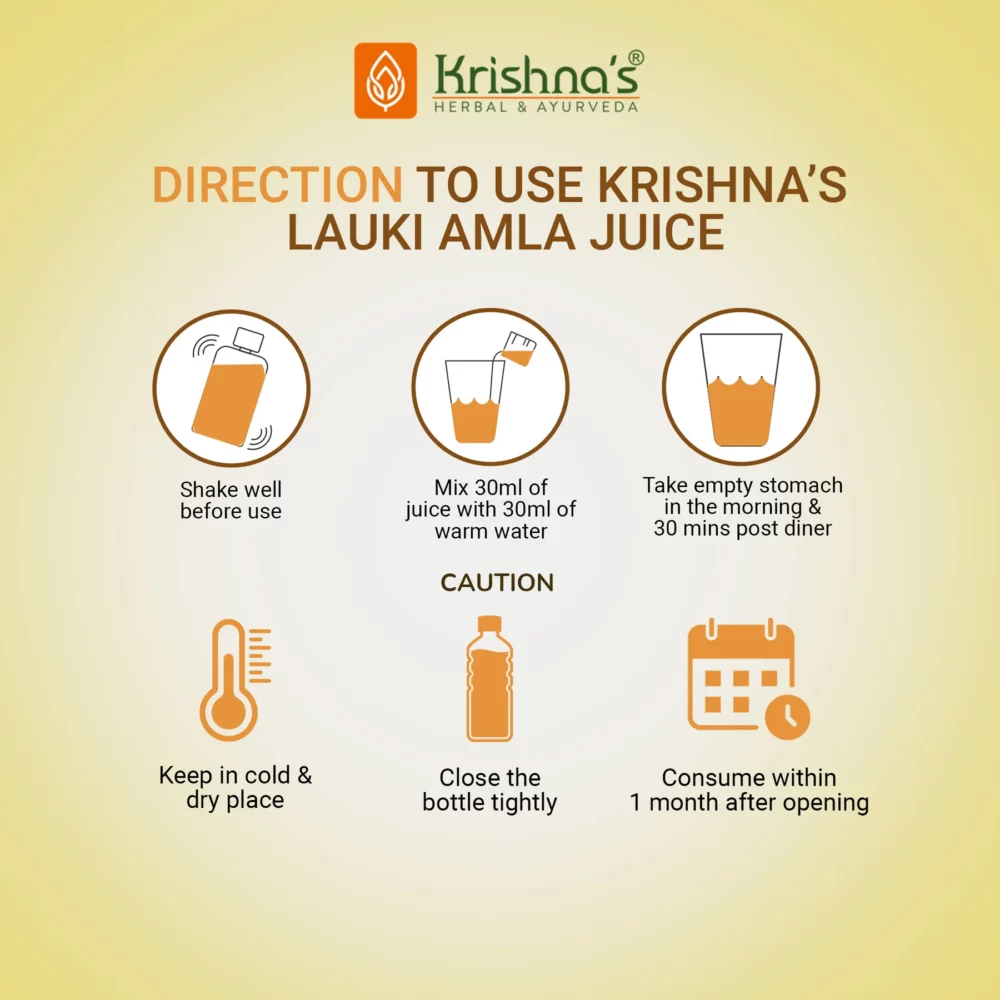 Krishna's Herbal And Ayurveda Lauki Amla Juice