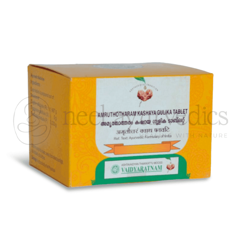 Vaidyaratnam Amruthotharam Kashaya Gulika Tablet