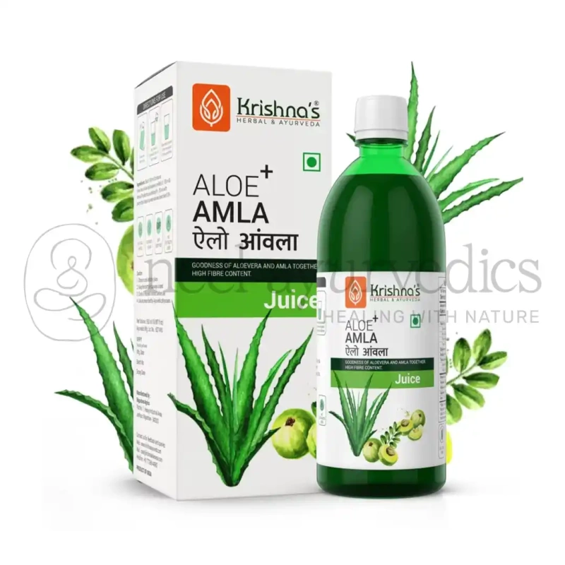 Krishna’s Herbal And Ayurveda Aloe-Amla Mix Juice – 1000 ML