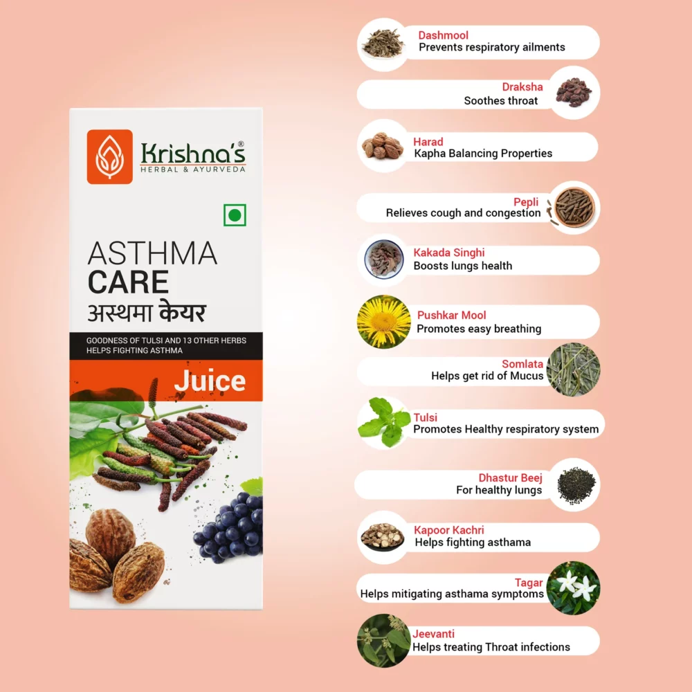 Krishna’s Herbal And Ayurveda Asthma Care Juice