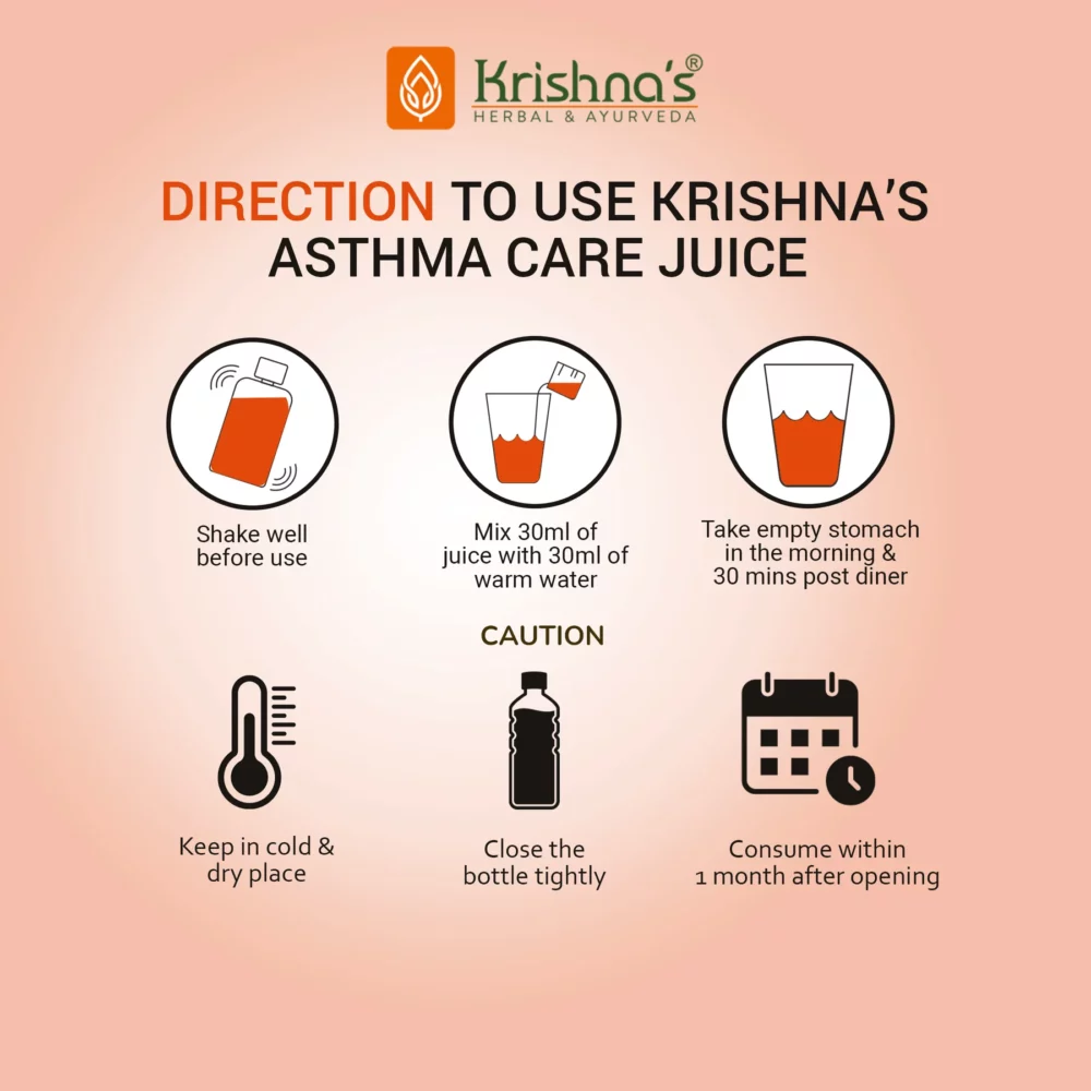 Krishna’s Herbal And Ayurveda Asthma Care Juice