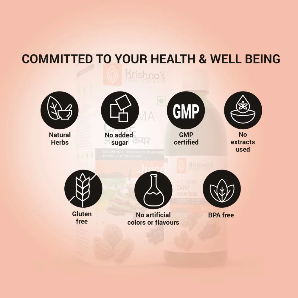 Krishna’s Herbal And Ayurveda Asthma Care Juice