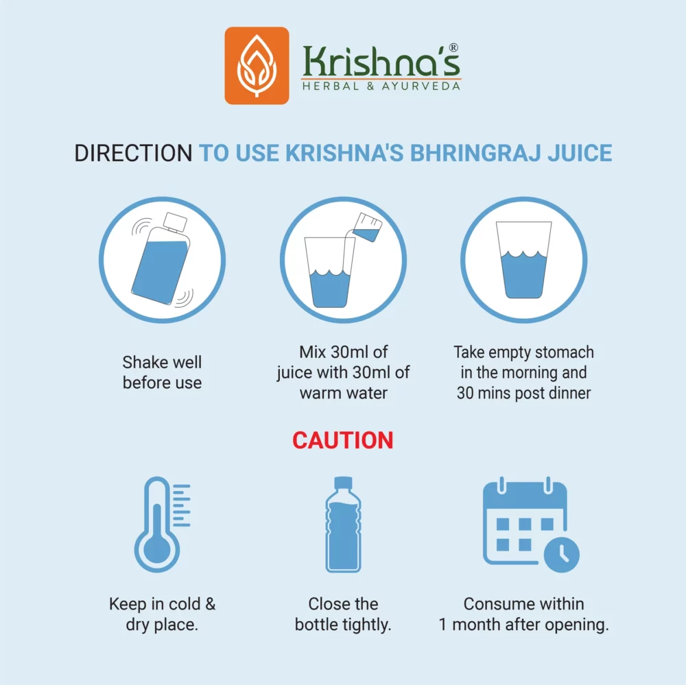 Krishna’s Herbal And Ayurveda Bhringraj Swaras