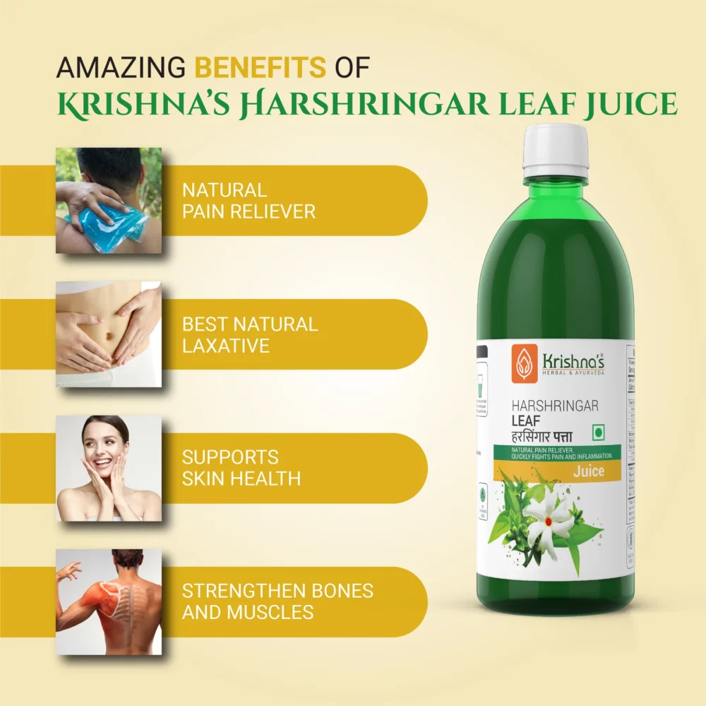 Krishna’s Herbal And Ayurveda Harshringar Leaf Juice