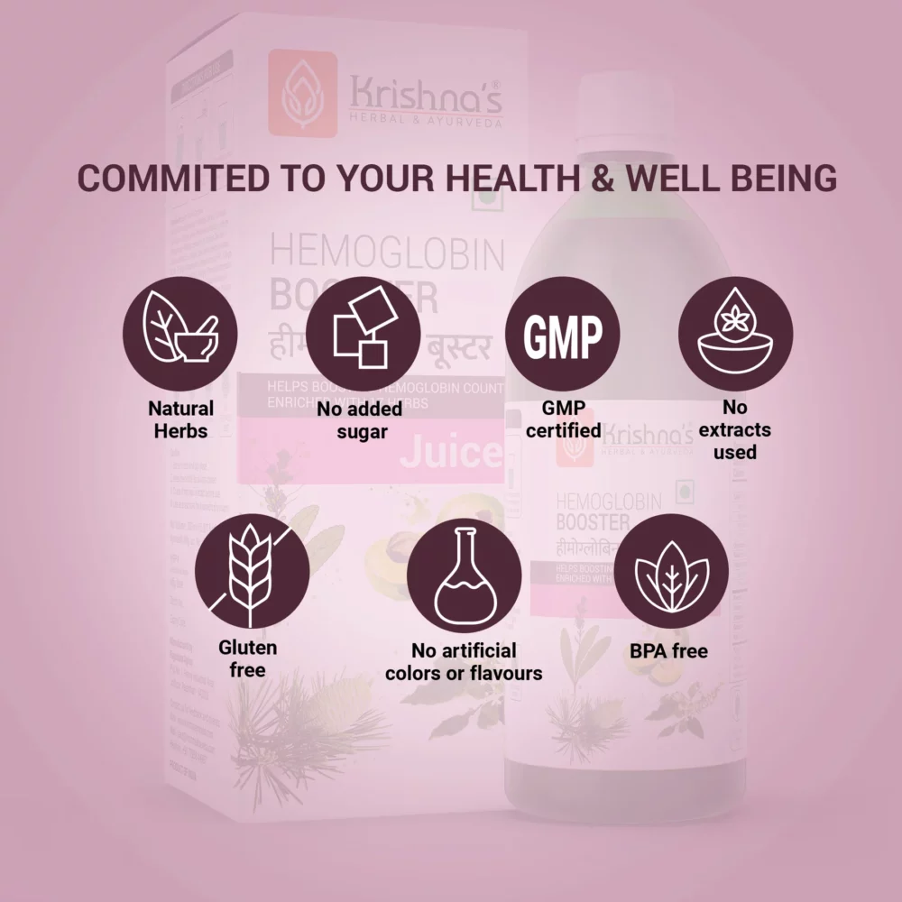 Krishna’s Herbal And Ayurveda Hemoglobin Booster Juice