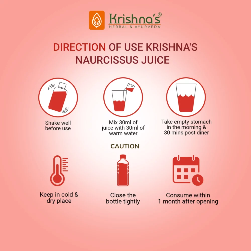 Krishna’s Herbal And Ayurveda Naurcissus Juice