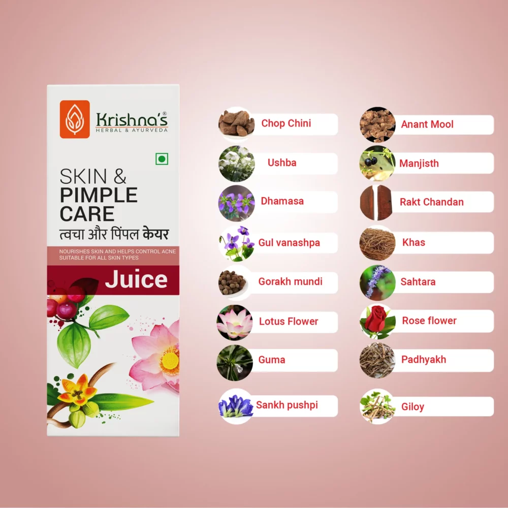 Krishna’s Herbal And Ayurveda Skin & Pimple Care Juice