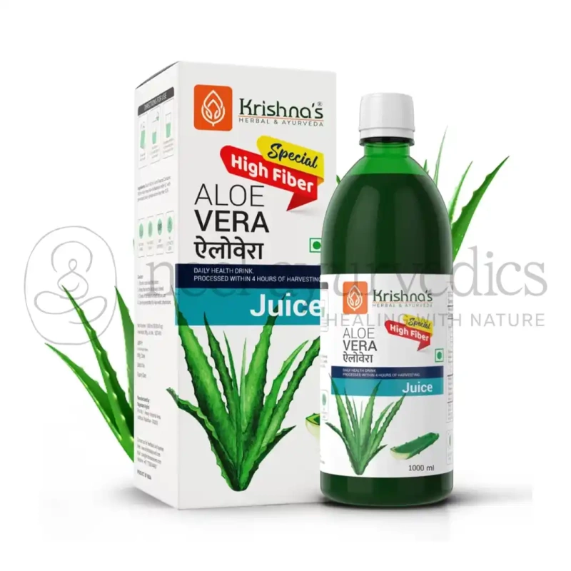 Krishna’s Herbal And Ayurveda Premium Aloe Vera High Fiber Juice