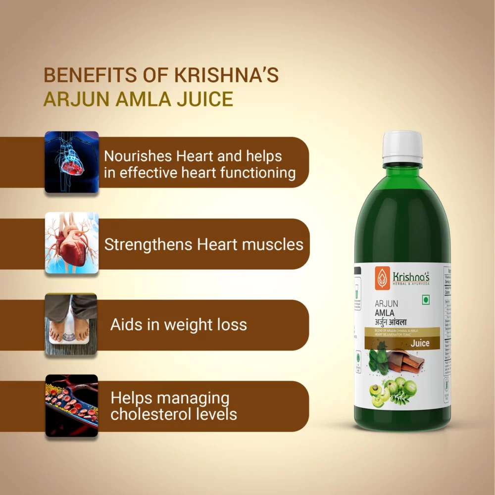 Krishna Herbal And Ayurveda Arjun Amla Juice