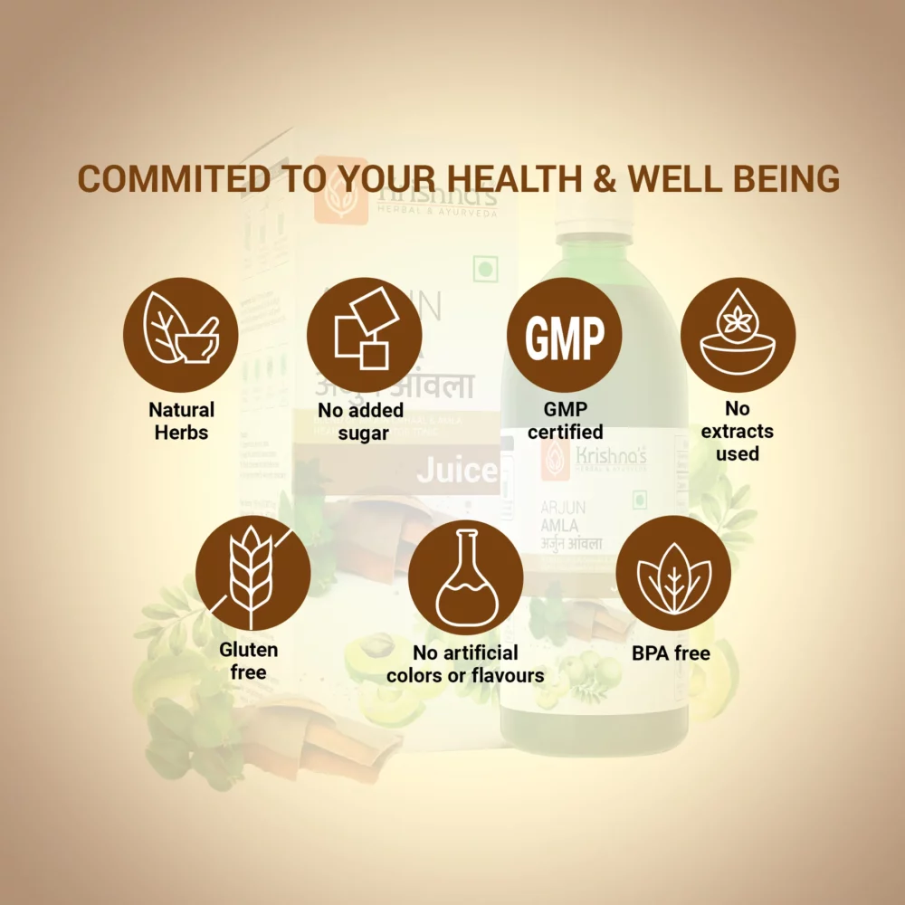 Krishna Herbal And Ayurveda Arjun Amla Juice