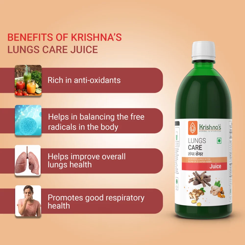 Krishna’s Herbal And Ayurveda Lungs Care Juice