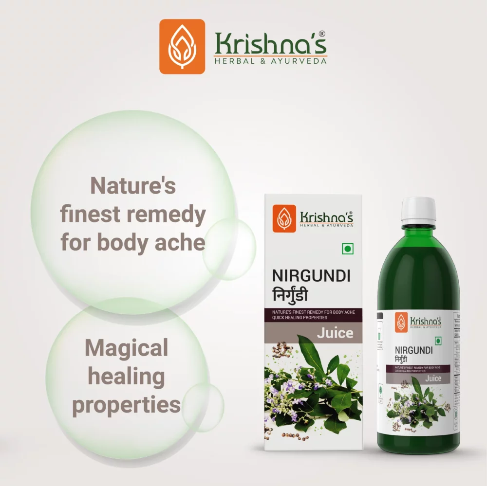 Krishna’s Herbal And Ayurveda Nirgundi Swaras Juice