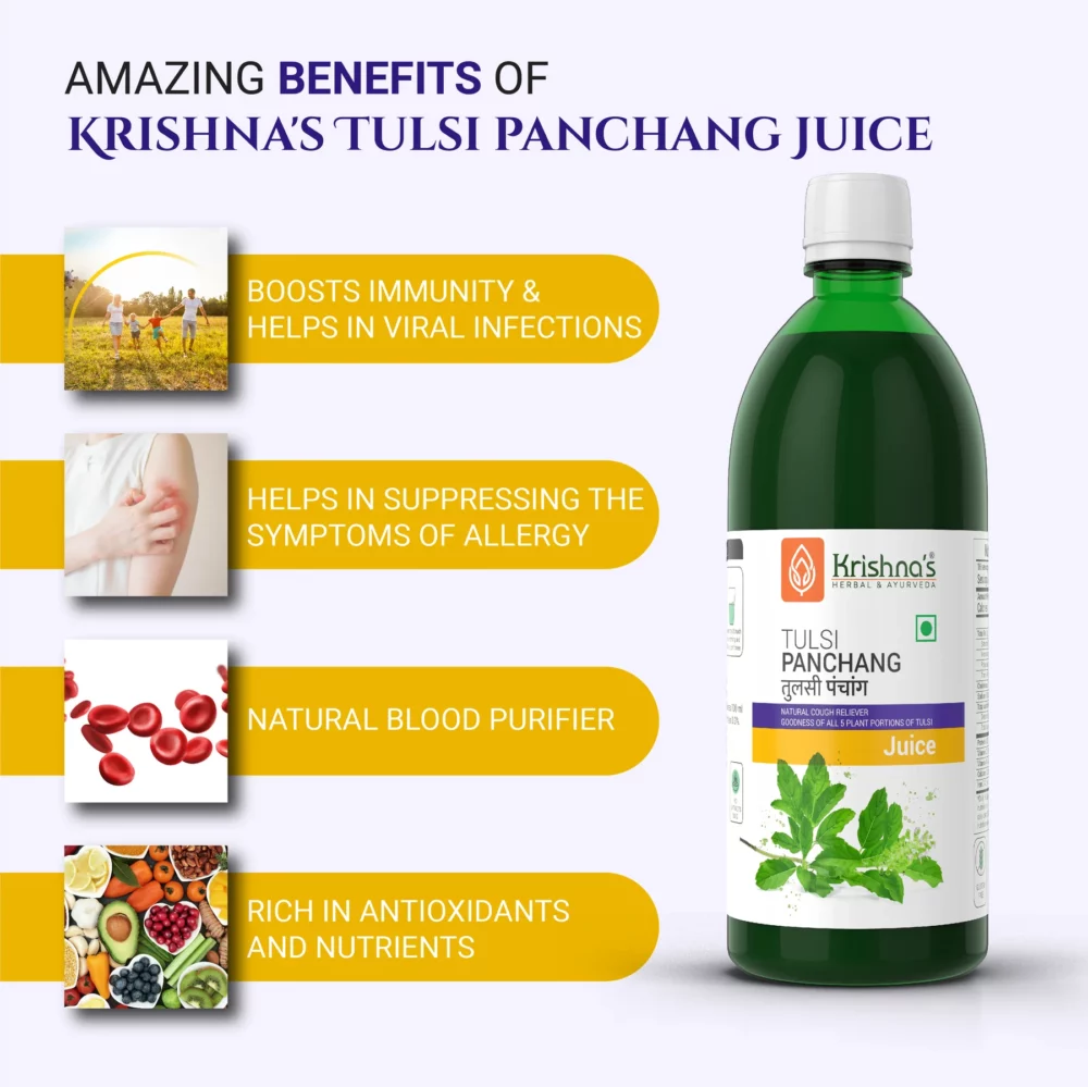 Krishna’s Herbal And Ayurveda Tulsi Panchang Juice