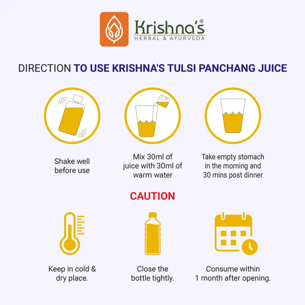 Krishna’s Herbal And Ayurveda Tulsi Panchang Juice