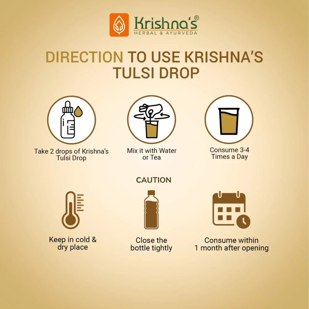 Krishna’s Herbal And Ayurveda Tulsi Drop
