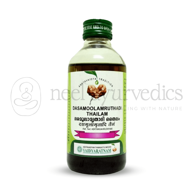 Vaidyaratnam Dasamoolamrithadi Thailam – 200 ML