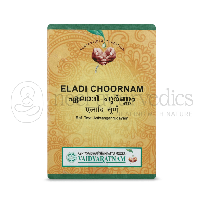 Vaidyaratnam Eladi Choornam – 50 Gm