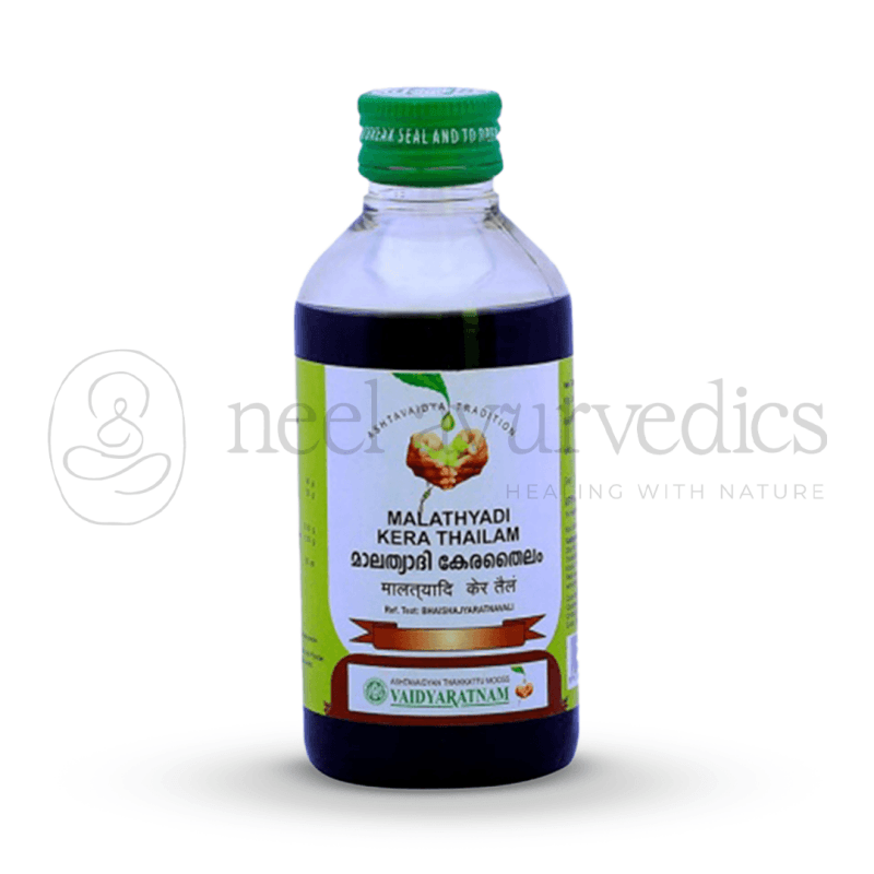 Vaidyaratnam Malatyadi Kera Thialam – 200 ML
