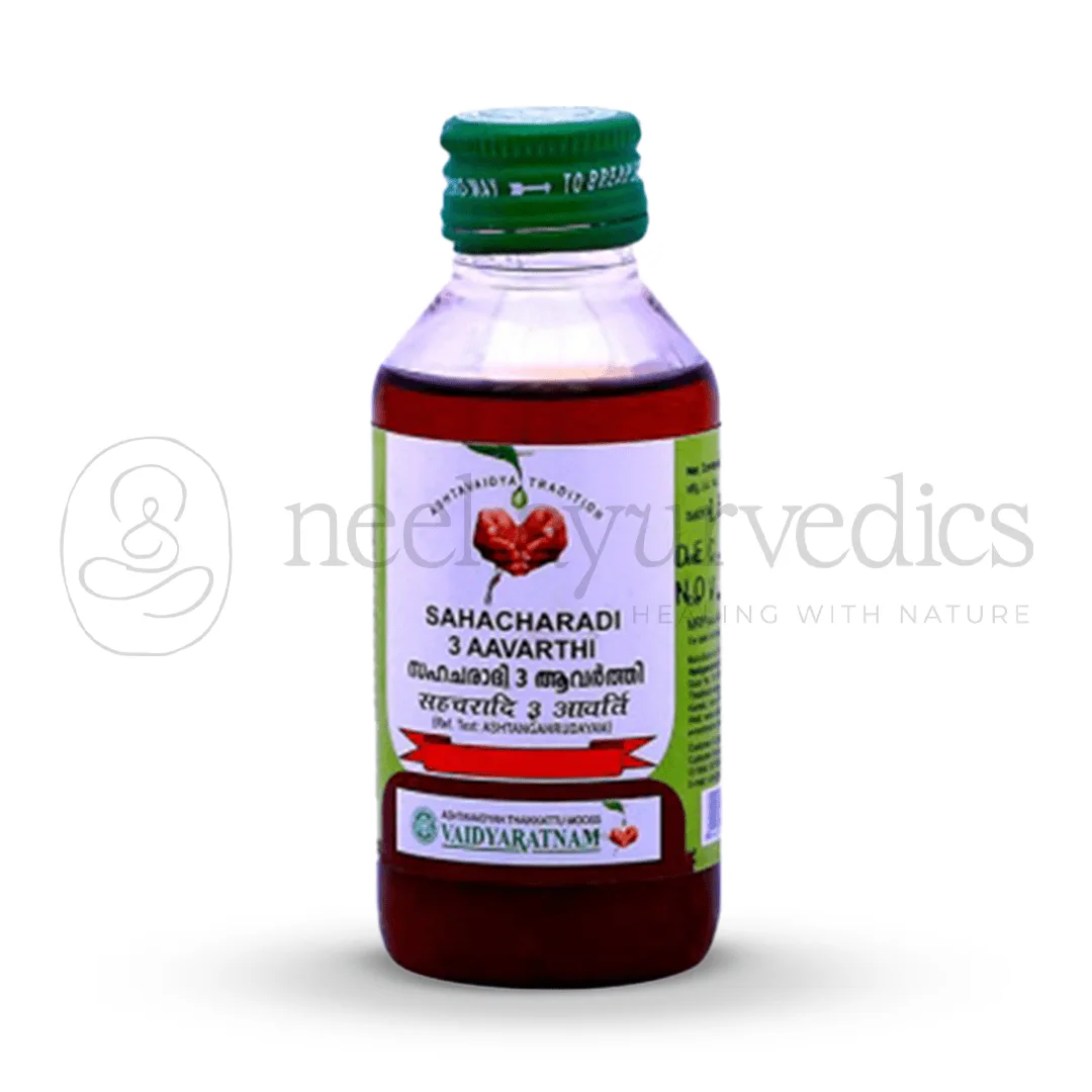 Vaidyaratnam Sahacharadi 3 Aavarthi