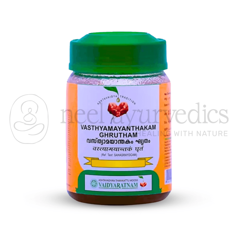 Vaidyaratnam Vasthyamayanthakam Ghrutham – 150 GM
