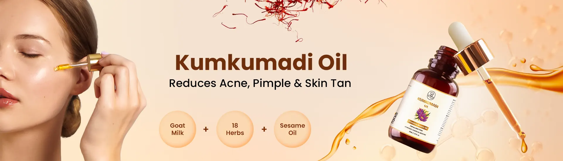 Neel Ayurvedics Kumkumadi Face Oil